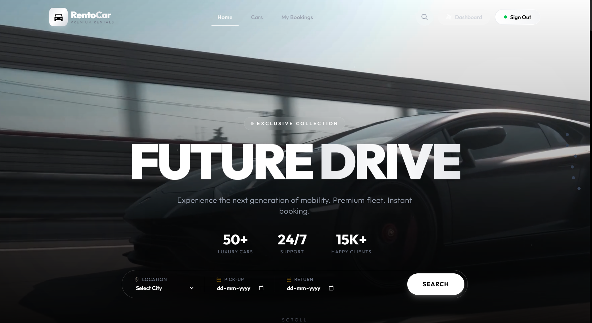 RentoCar - Car Rental Platform